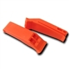 Orange Pealess Plastic Floating Whistle